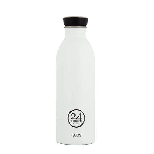 24bottles, Urban vandflaske, hvid -  500ml.