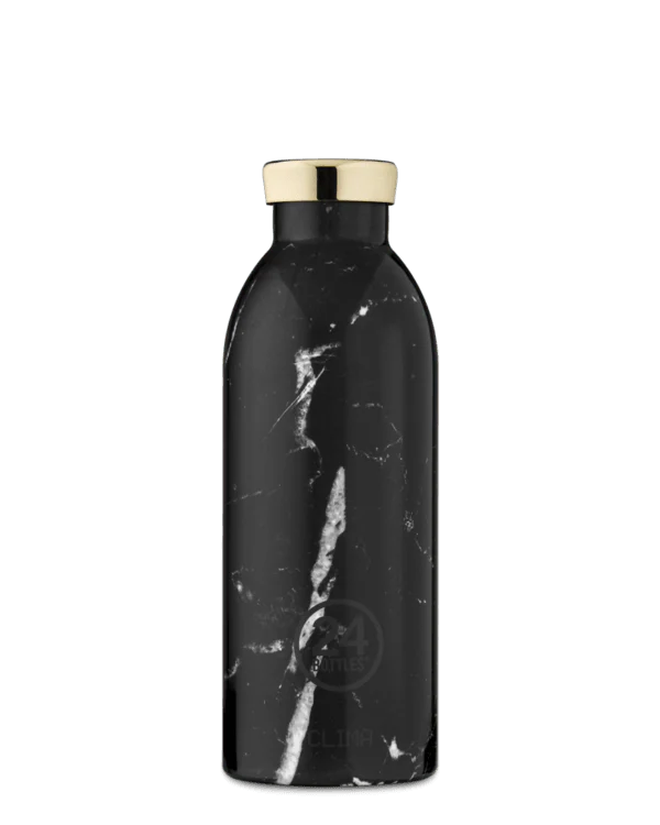 Clima flaske, Black marble - 500 ml.