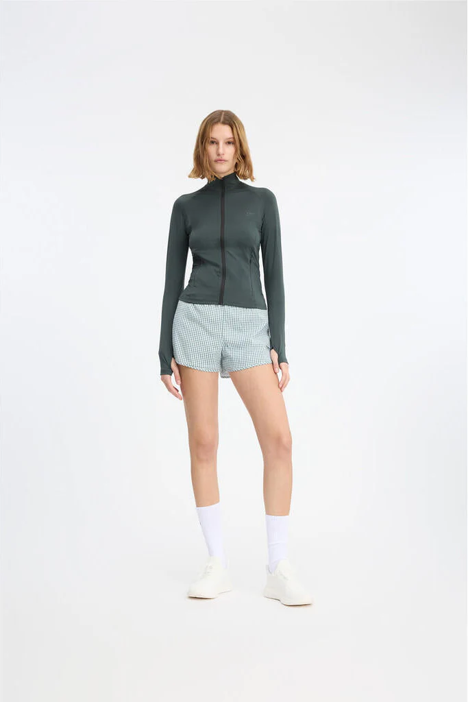 Full Zip Running top - 060 Petrol - Image 9