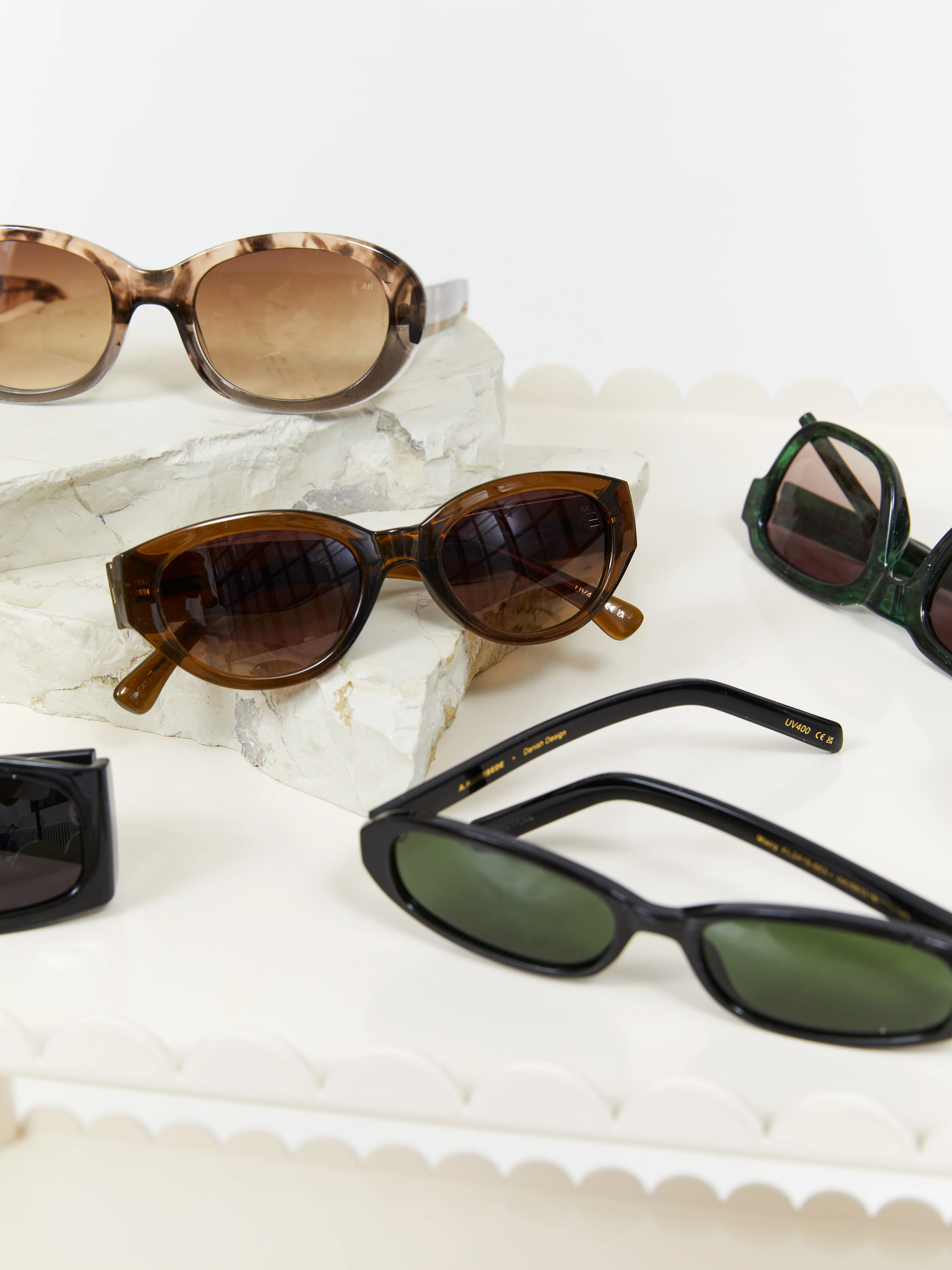 Anma solbrille - Coquina/Grey transparent - Image 3