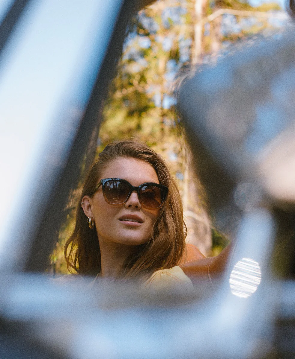 Billy solbrille - Black/Brown Transparent - Image 6