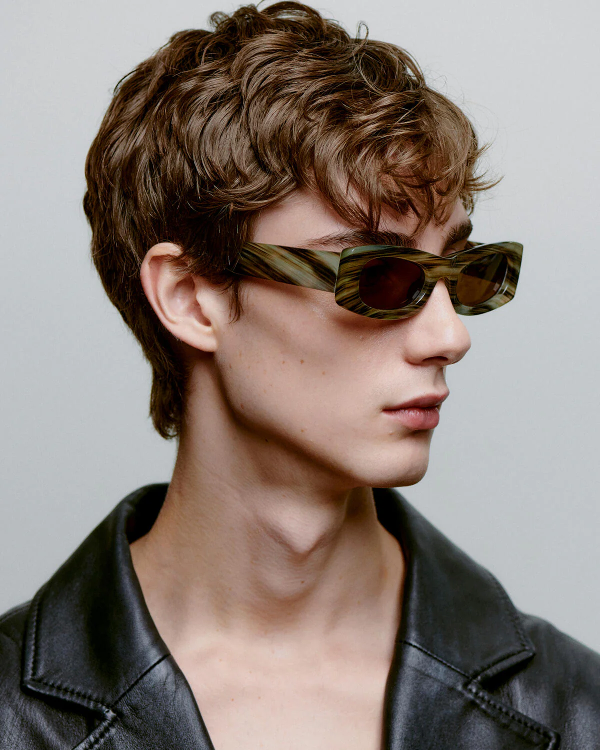 Frida solbrille - Striped Horn - Image 6