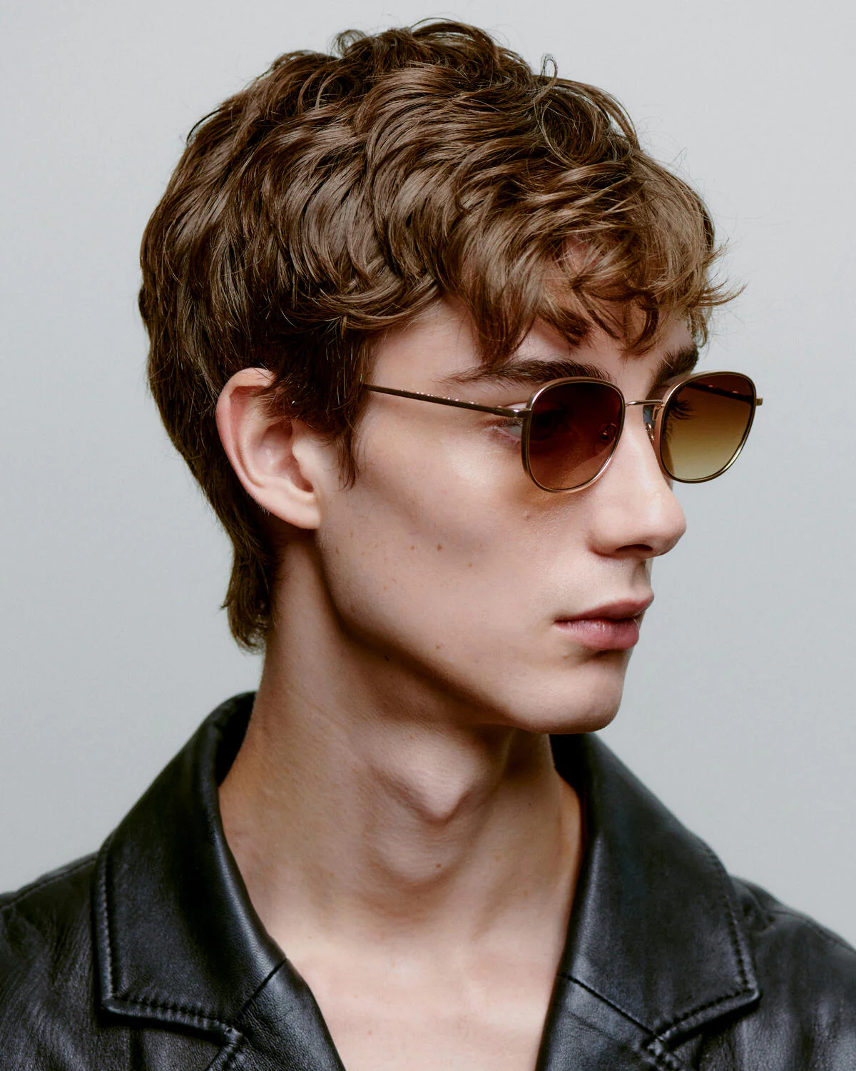 Hello solbrille - Matte Gold - Image 6