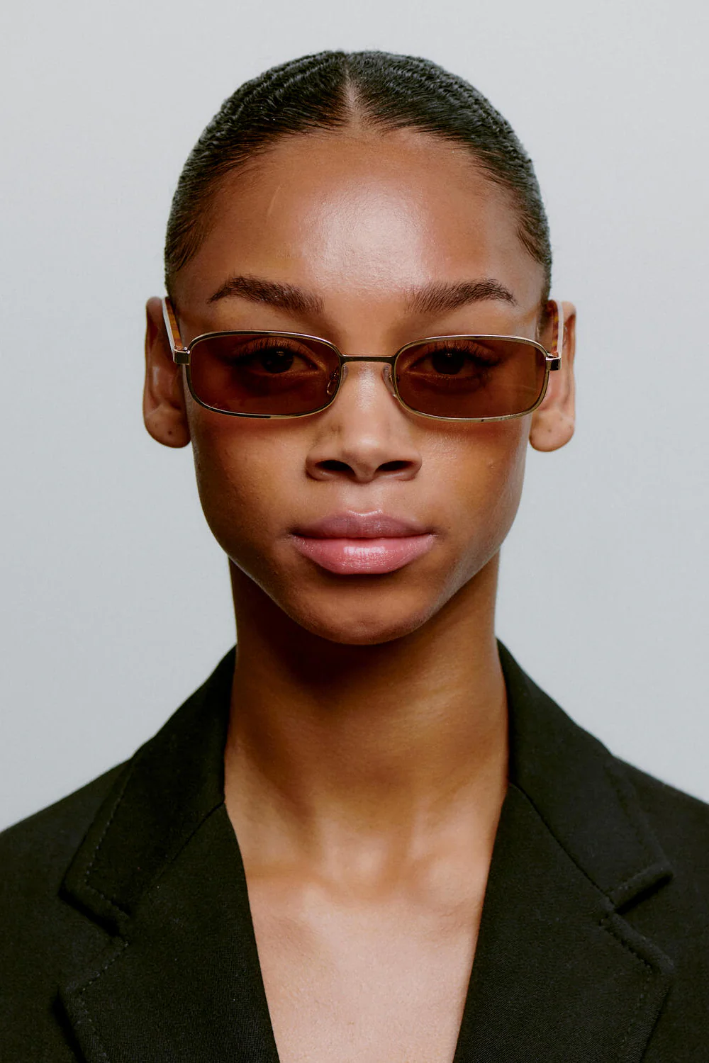 Noah solbrille - Gold Burnt Amber