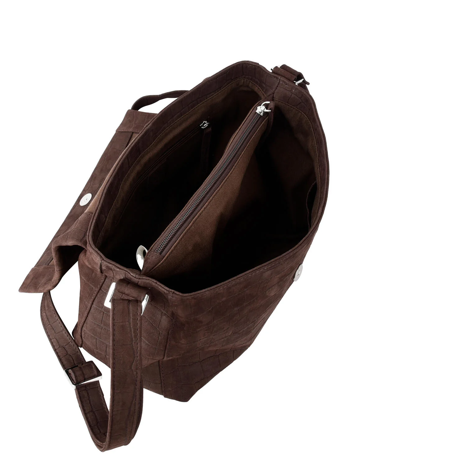Capri Kelly skuldertaske - Chocolate - Image 7