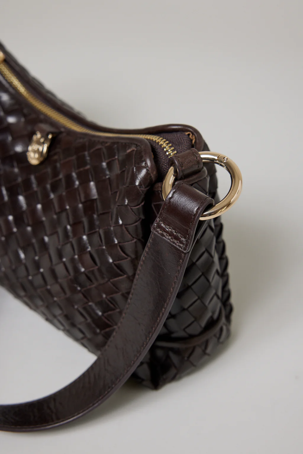 Salerno Eleonora skuldertaske - Dark Brown - Image 6