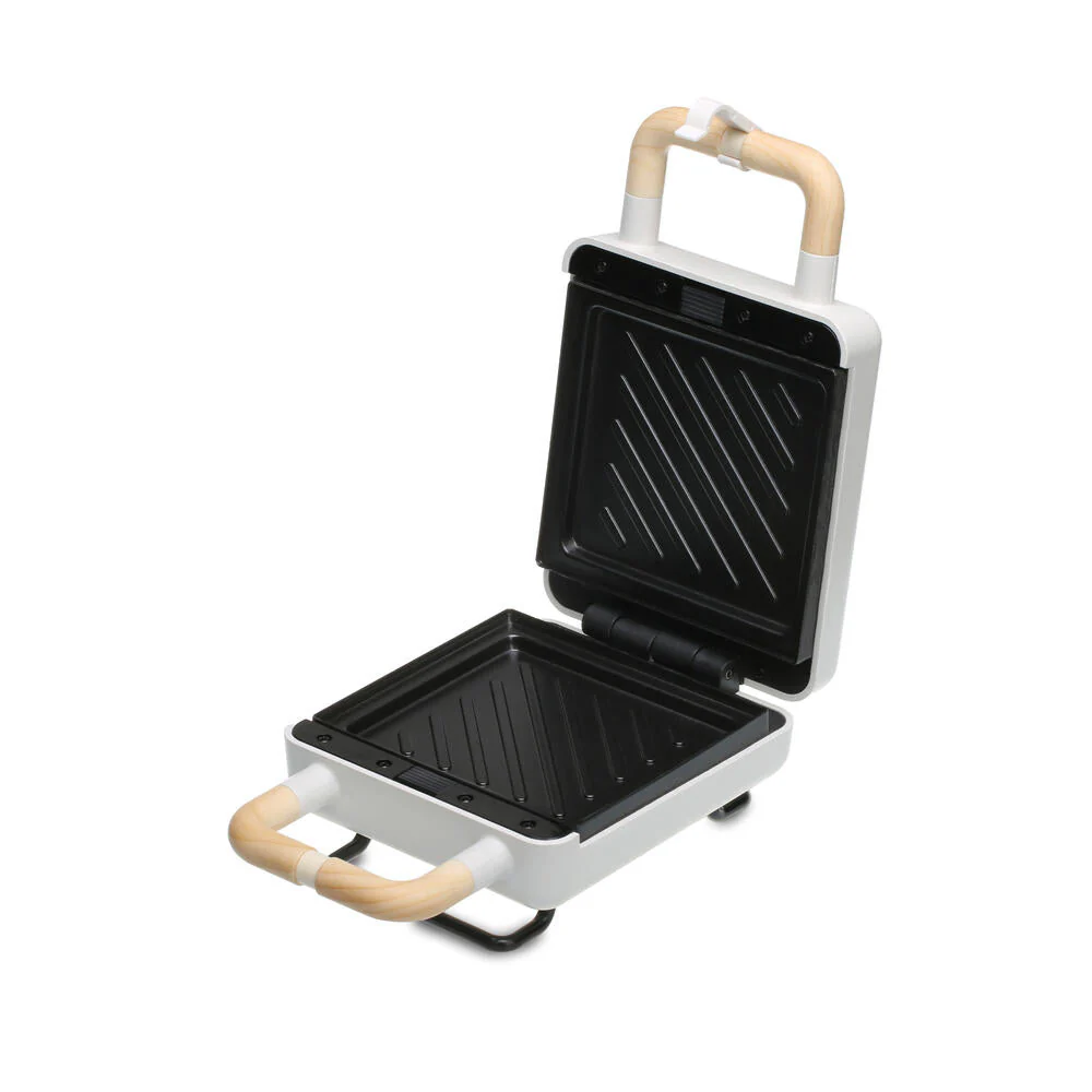 2 in 1 Waffle Iron with Sandwich Maker - hvid - Image 4