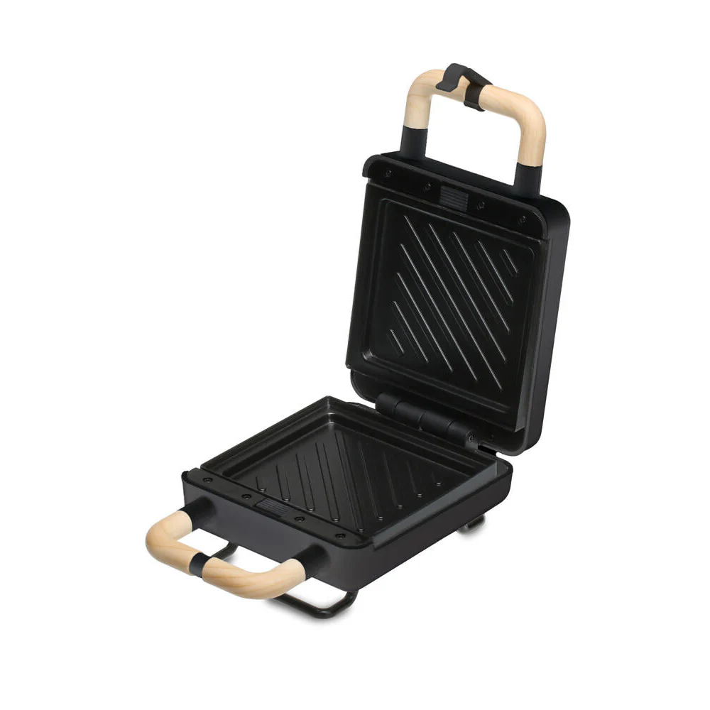 2 in 1 Waffle Iron with Sandwich Maker - sort - Image 4
