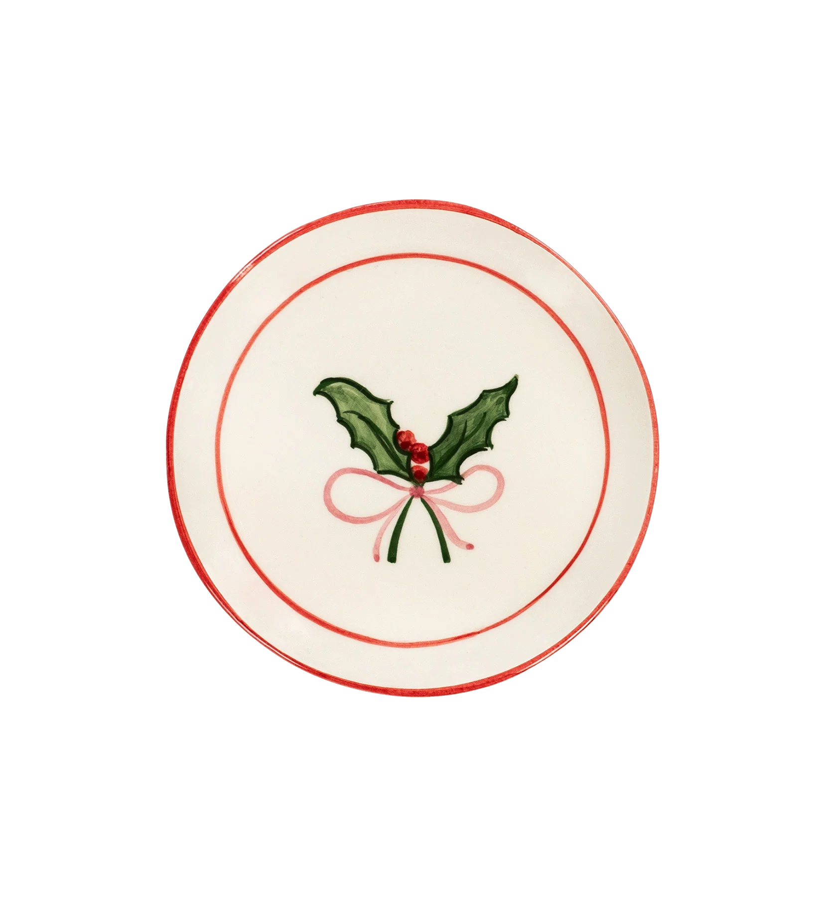 Holly Jolly Dessert tallerken - Multicolor