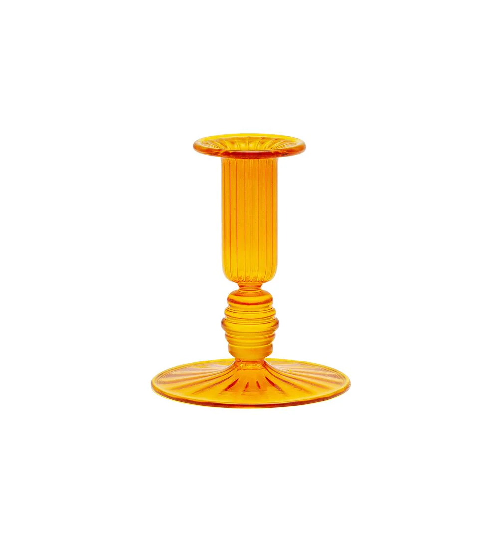 Liquid Gold lysestage, orange - H11 cm.