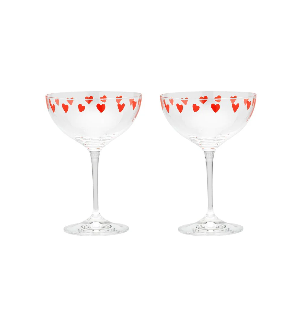 Love Champagneglas - 2 stk.