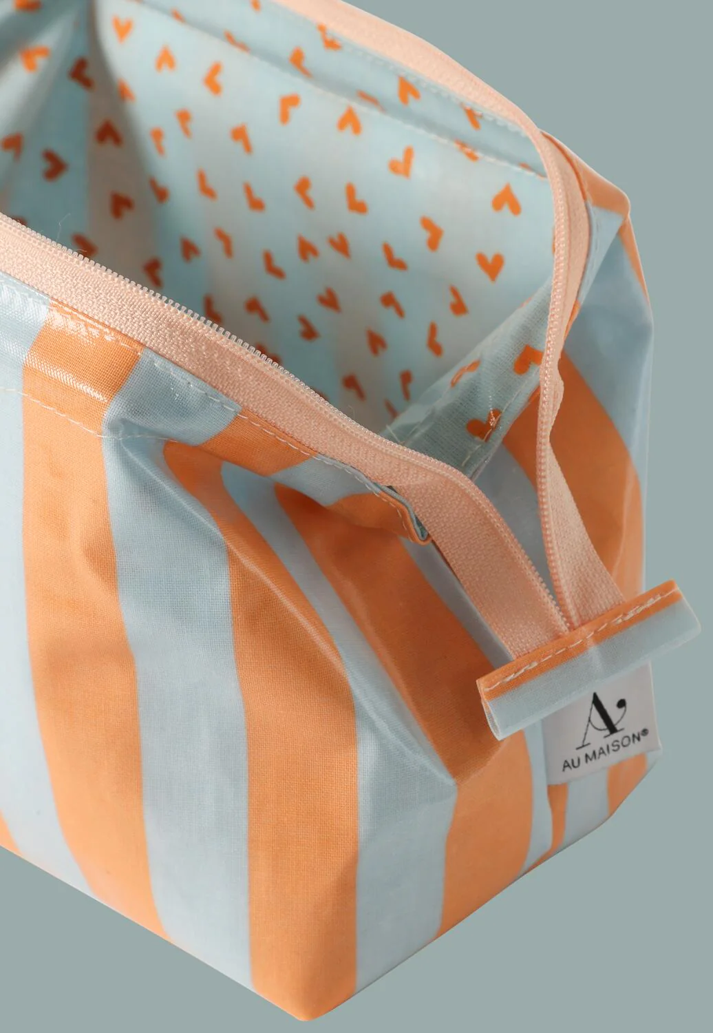 Kosmetiktaske - Blå/orange - Image 3