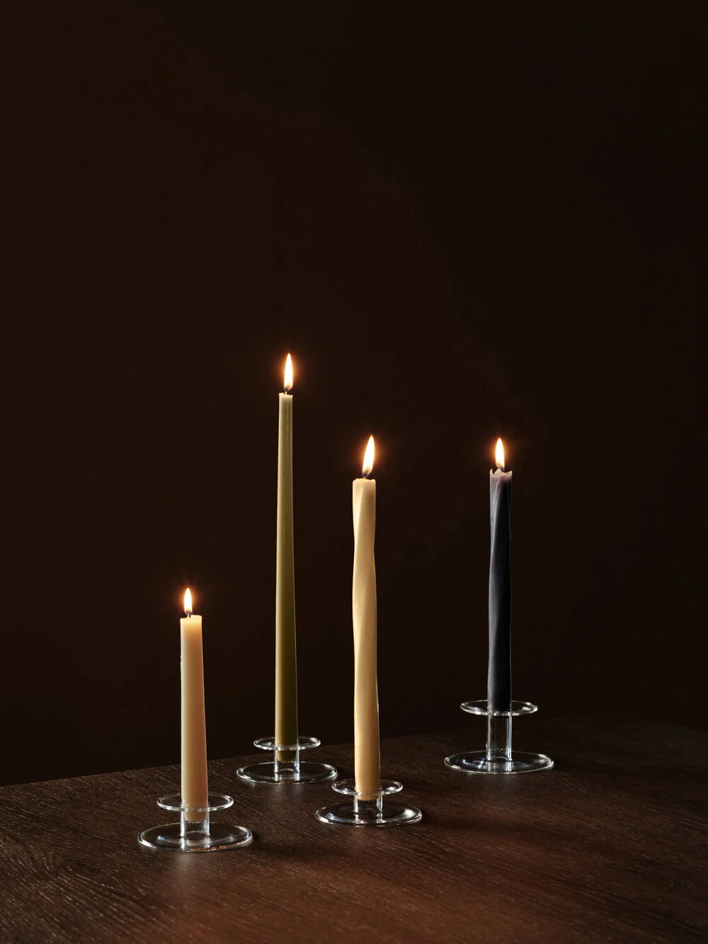 Twist Tapered lys 4-pak, Warm - Image 2