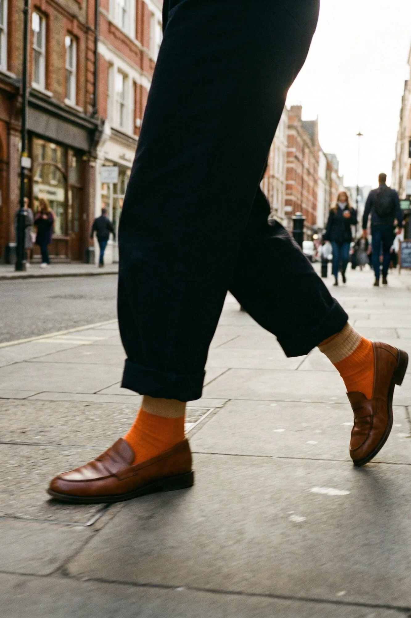 London strømper - Moon Light/Golden Poppy - Image 2