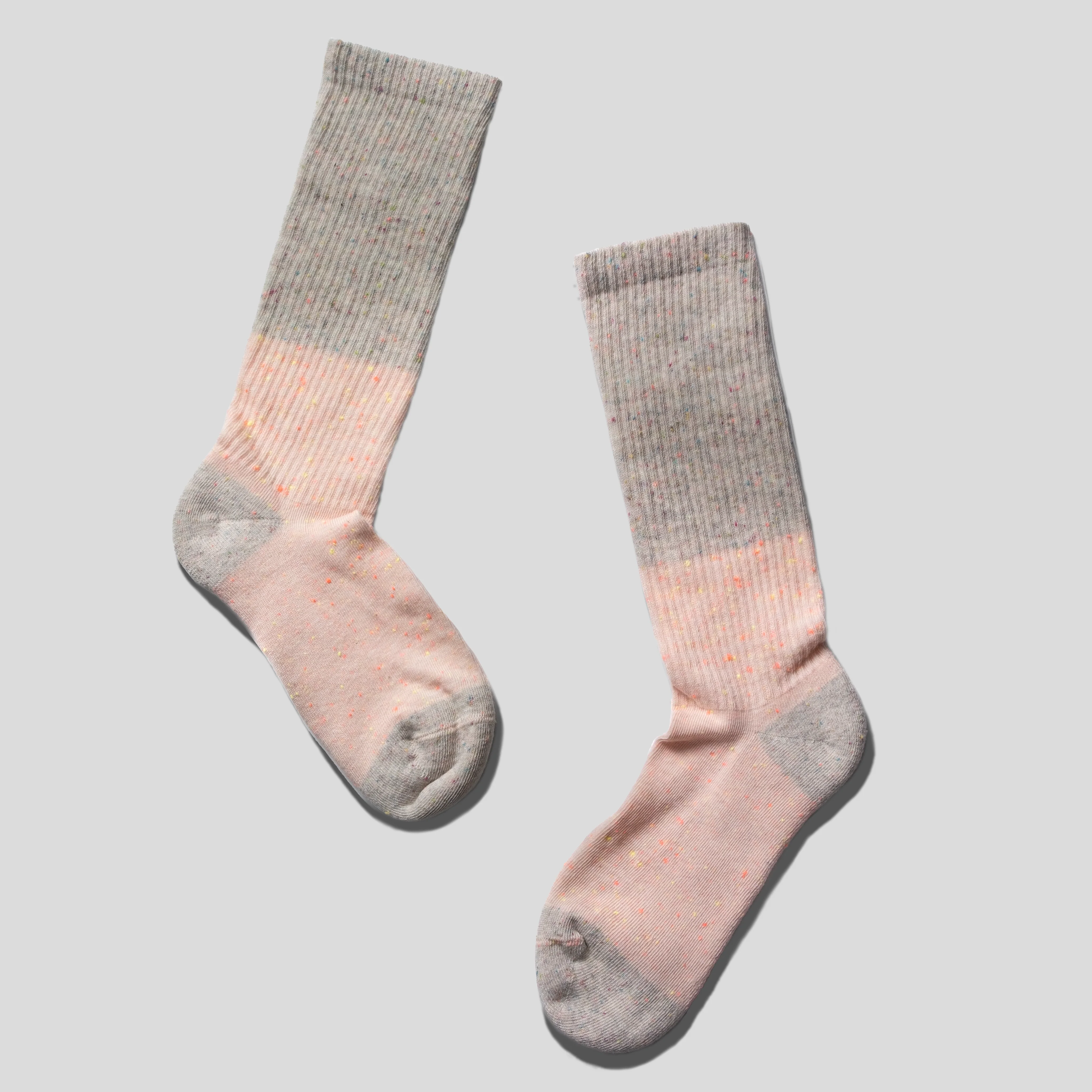 Tennis strømper - Dirty Cream Melange/Light Peach Fuzz - Image 4