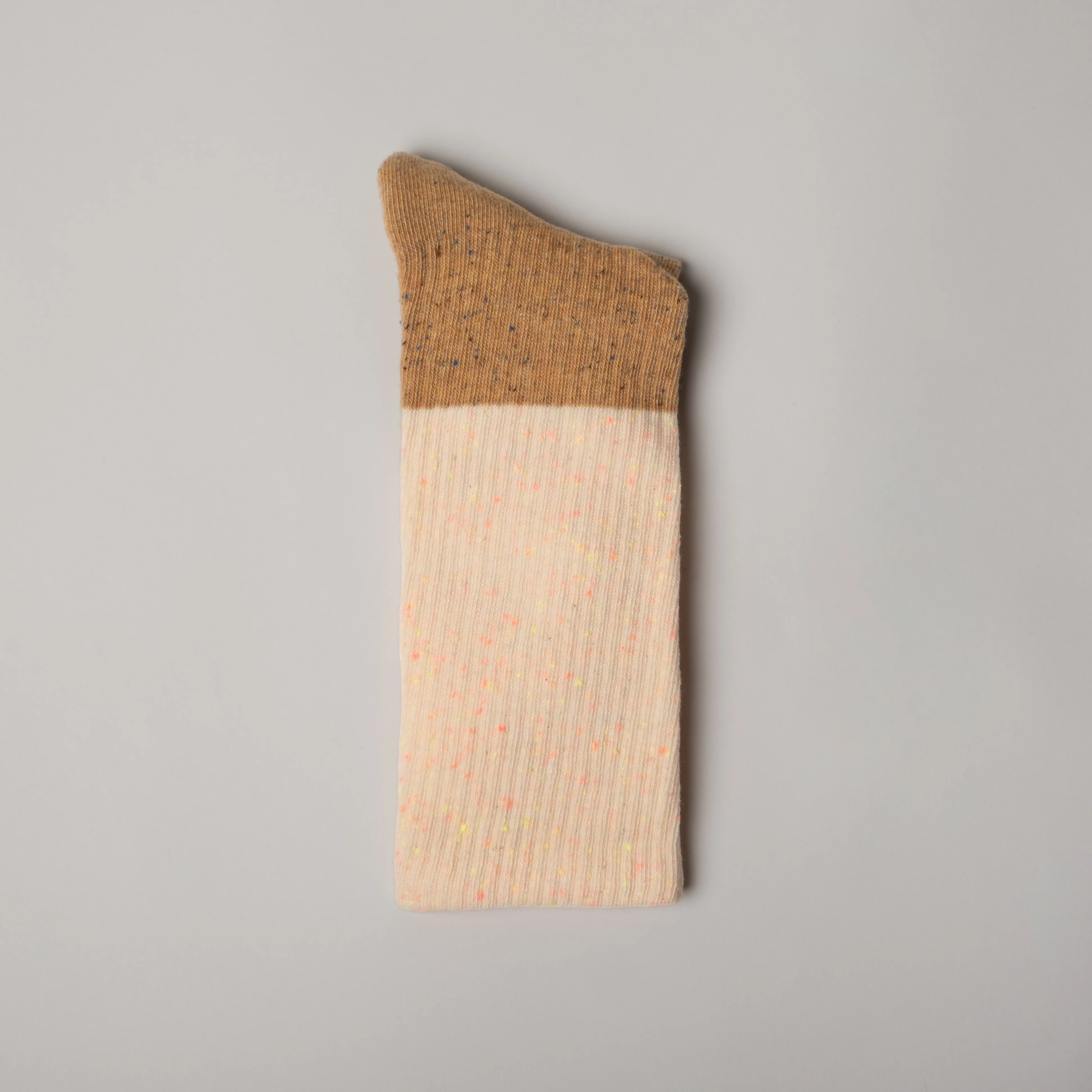 Tennis strømper - Pink Freckled Ivory/Dusty Tobacco - Image 4