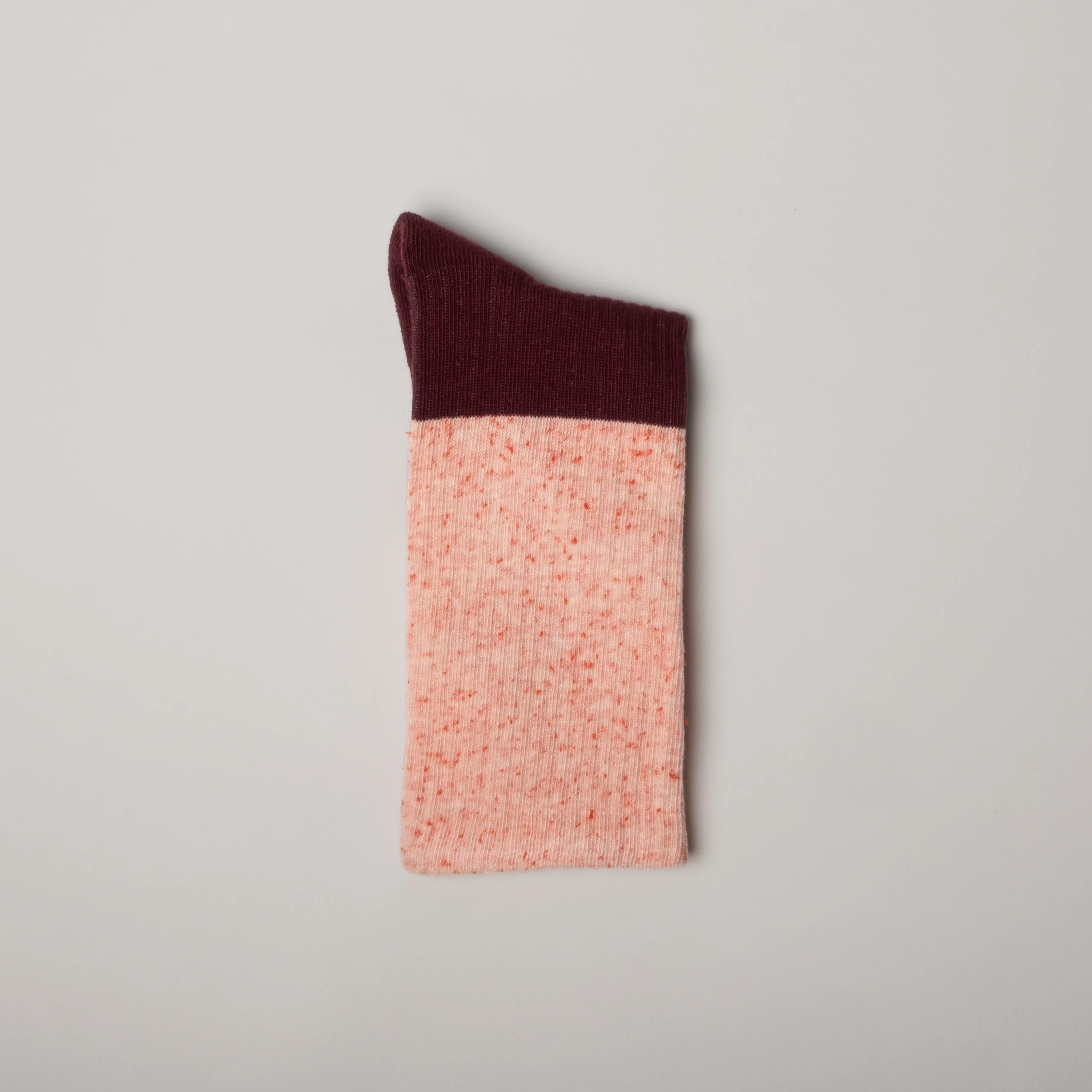 Tennis strømper - Red Apricot/Dark Fig - Image 4