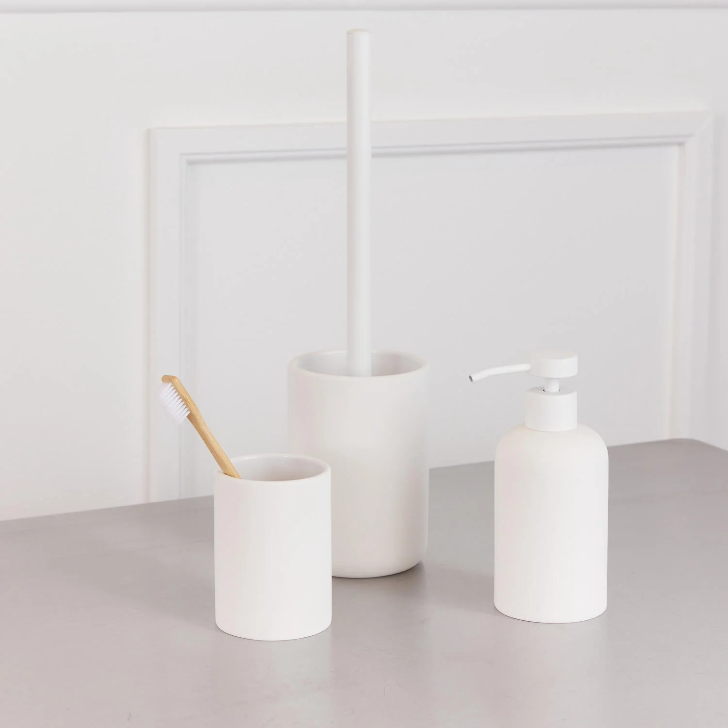Ceramic Smooth toiletbørste - hvid - Image 3