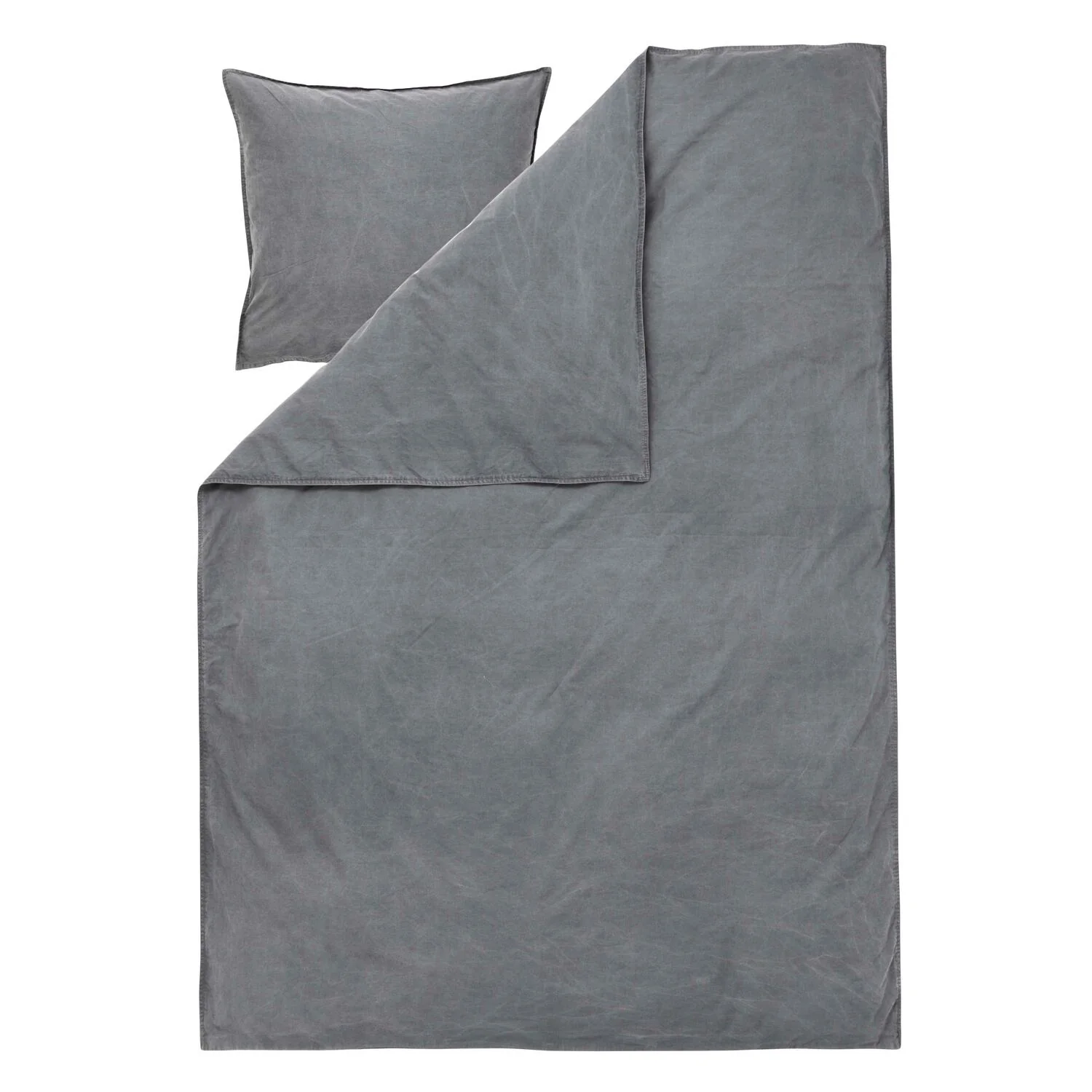 Curly Percale sengesæt - Dark Grey - Image 3