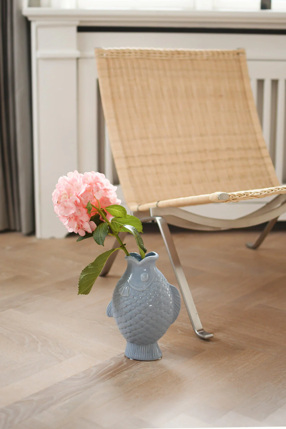 Fiske vase, lyseblå - H24,5 cm - Image 2