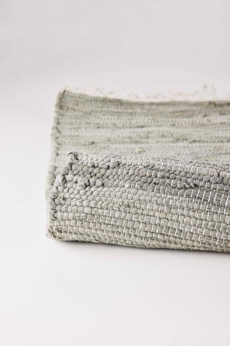 Gulvtæppe i bomuld, Grey - 60x90 cm. - Image 4