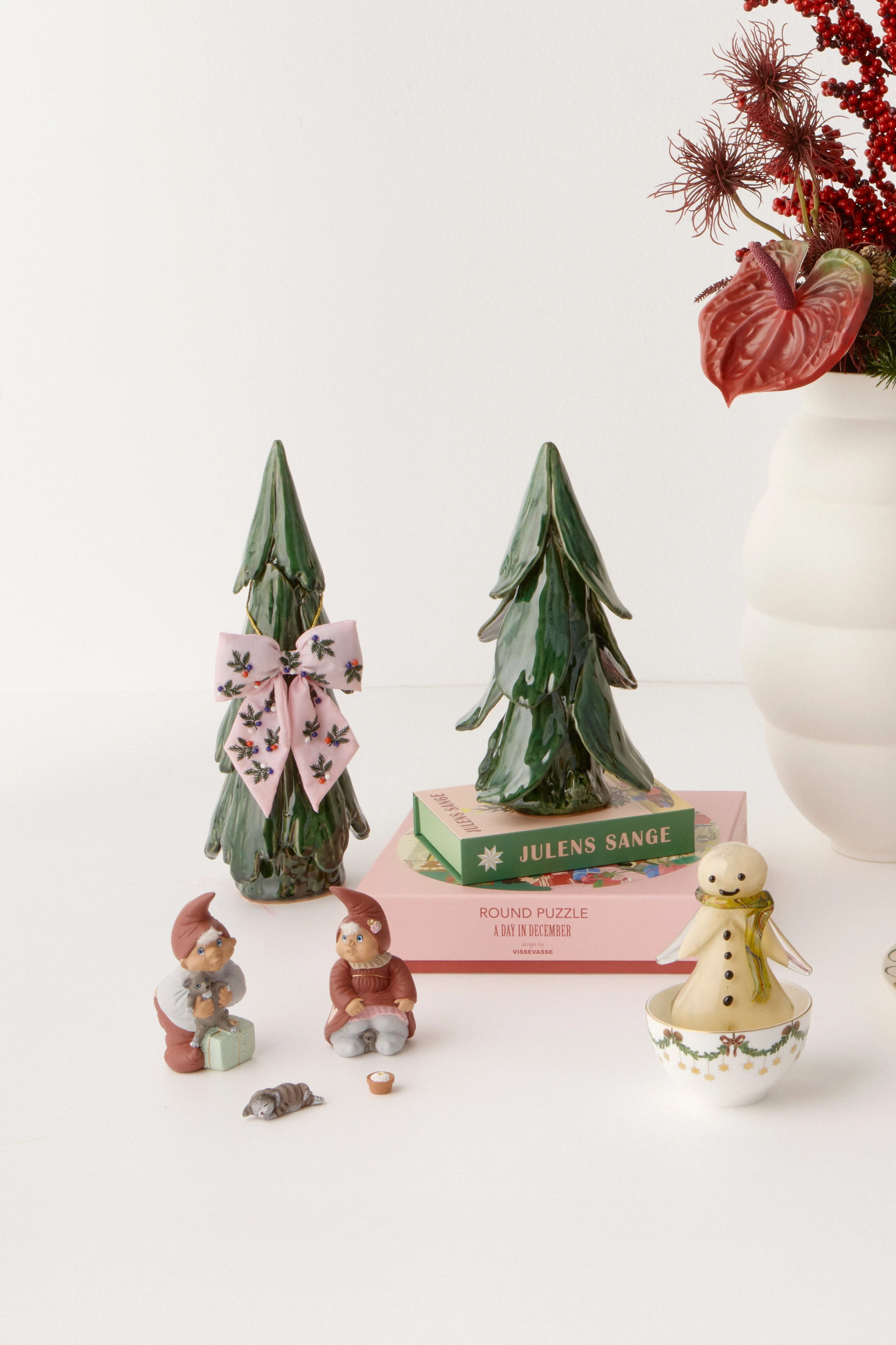Juletræ, grøn - H28 cm - Image 2