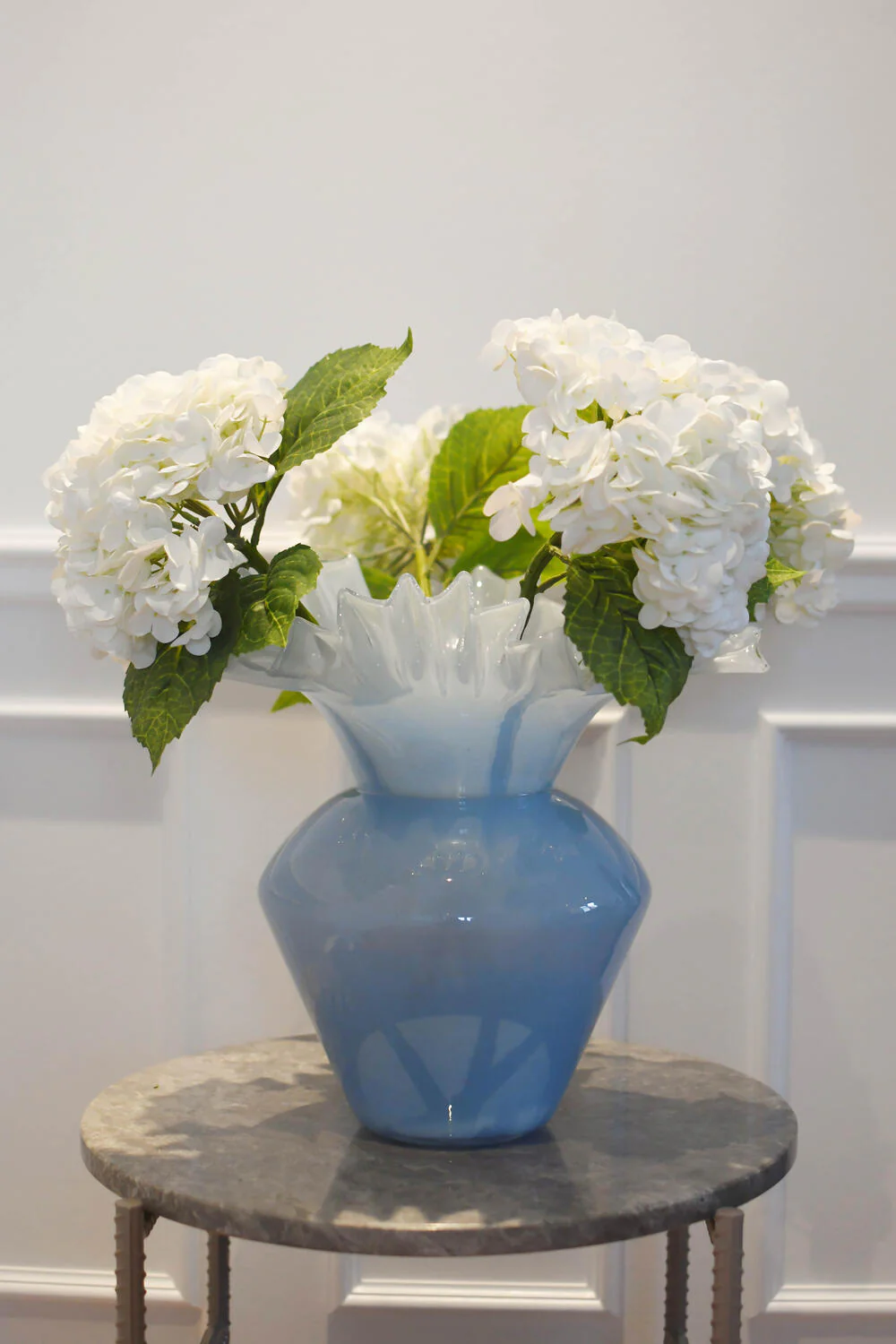 Kunstig hortensia,  hvid - Image 2