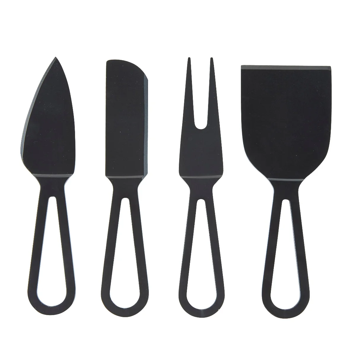 Osteknivsæt m. 4 dele - Black