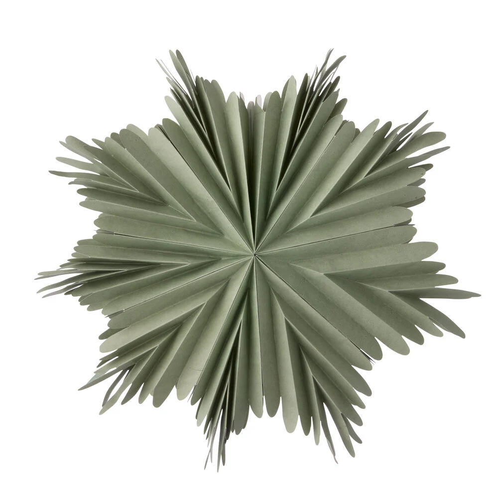 Papirsstjerne, grøn- Ø40 cm