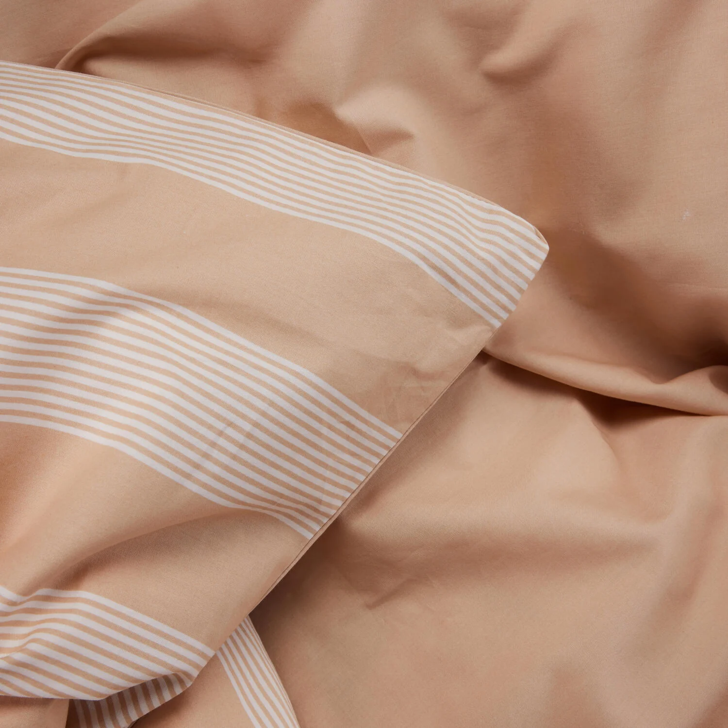 Pure Stripe sengetøj - sand - Image 5