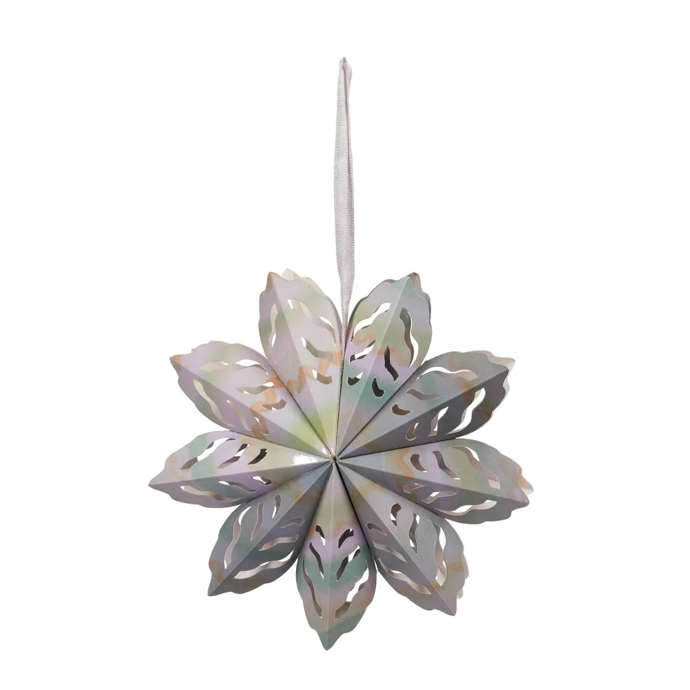 Snefnug papirophæng - H15 cm.