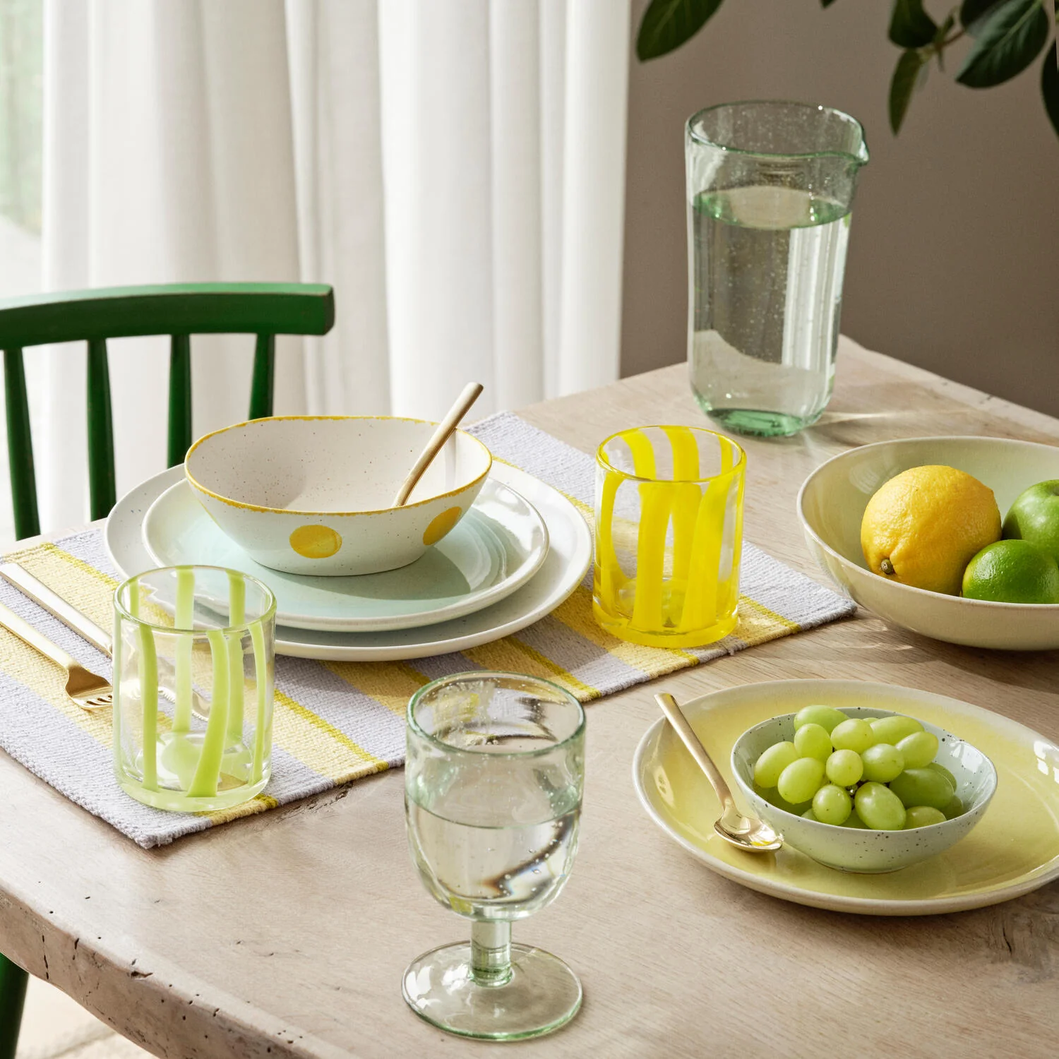 Spring frokosttallerken, grøn - Ø22 cm. - Image 3