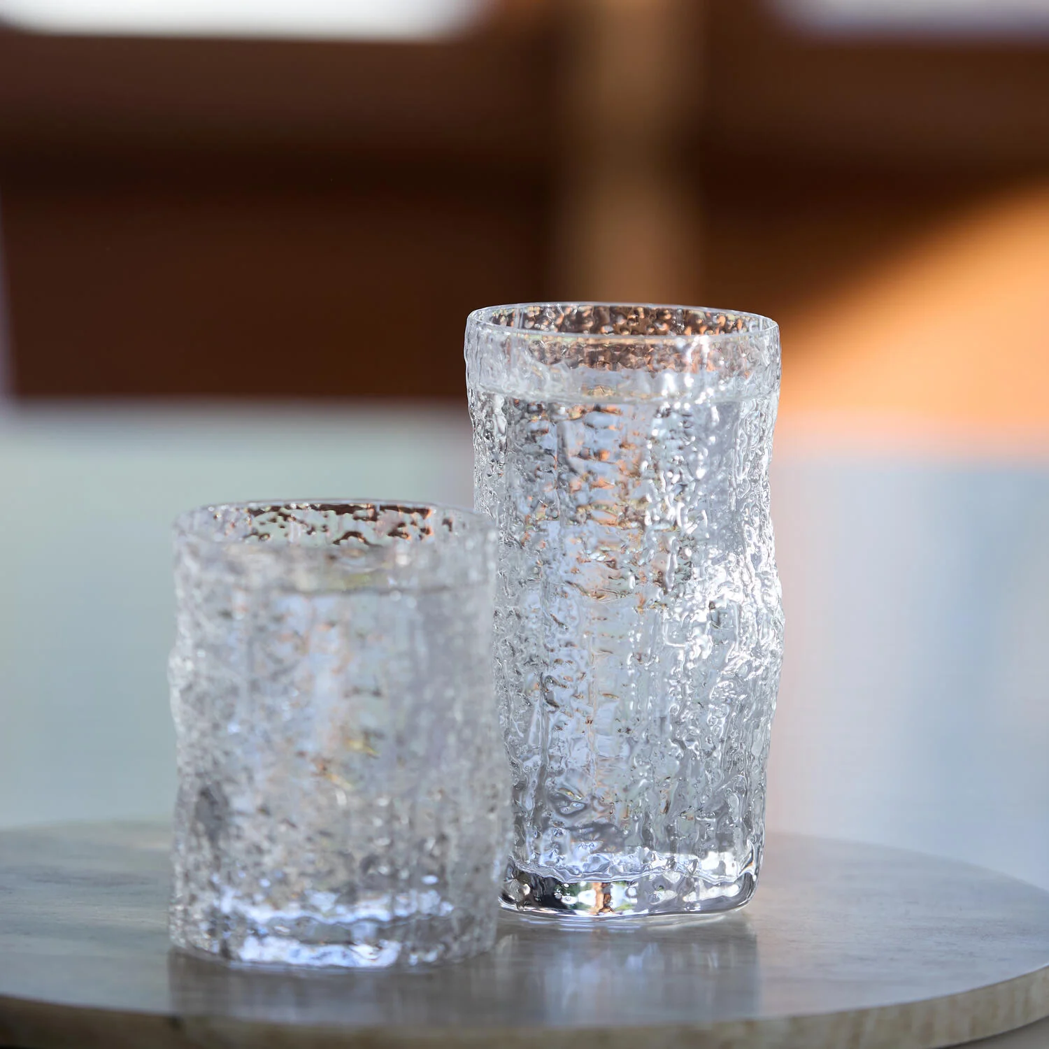 Tumbler Organic Low glas, klar - H9,5 cm. - Image 2