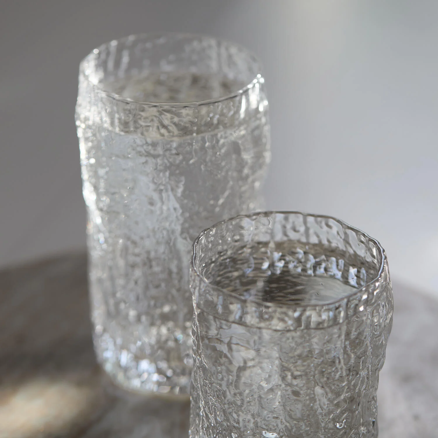 Tumbler Organic Low glas, klar - H9,5 cm. - Image 4