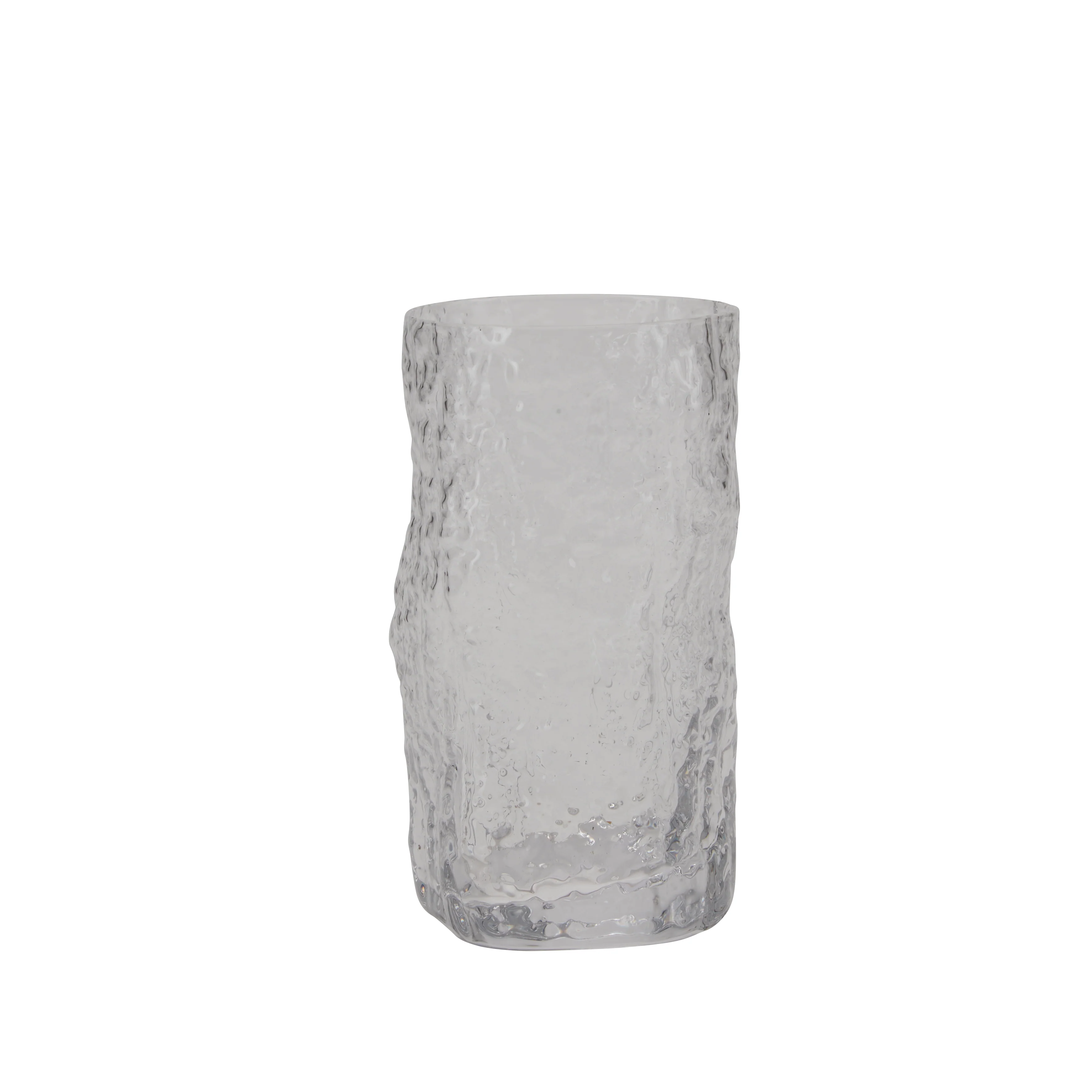 Tumbler Organic Shape vandglas, høj - Clear