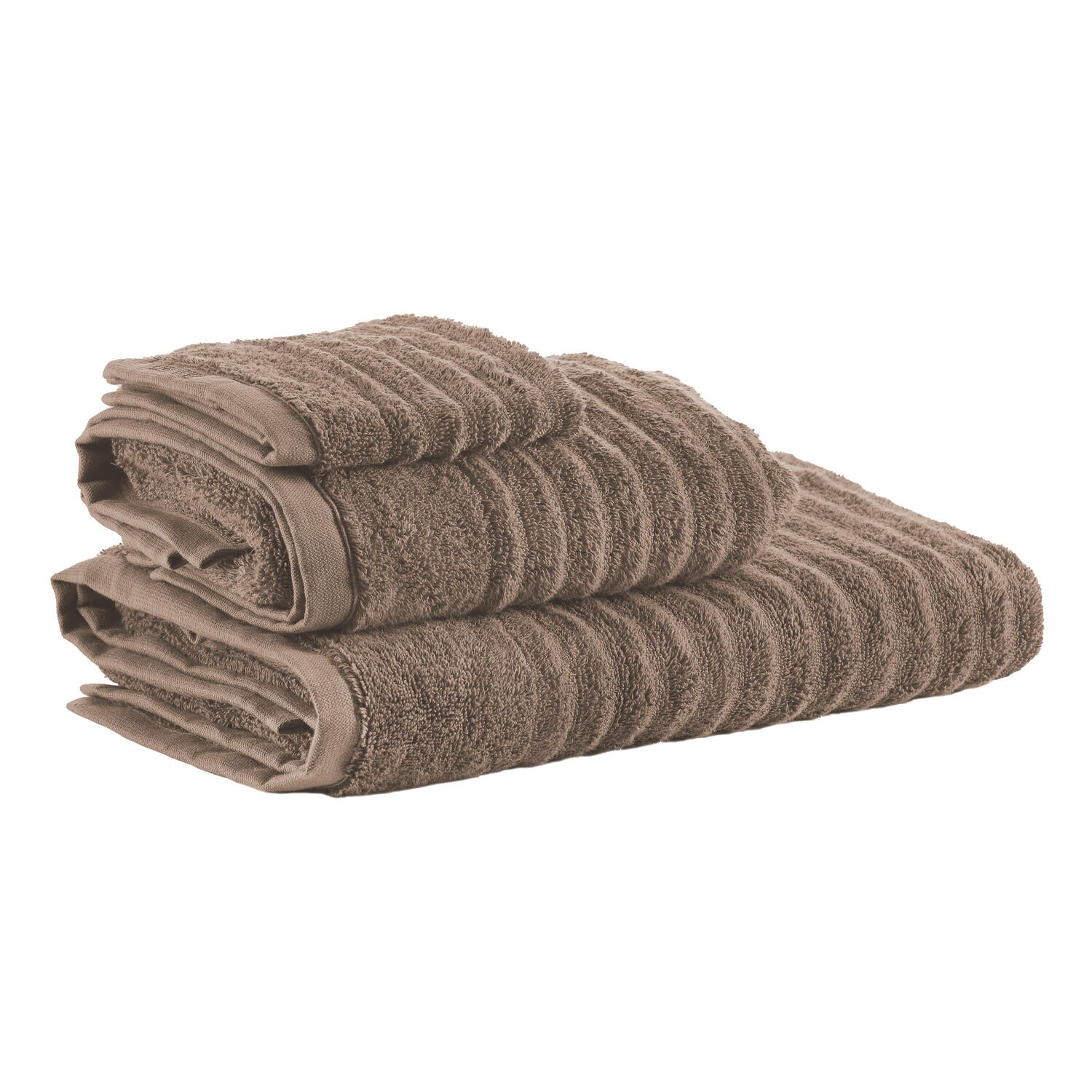 Wave håndklæde - Soft Brown - Image 2