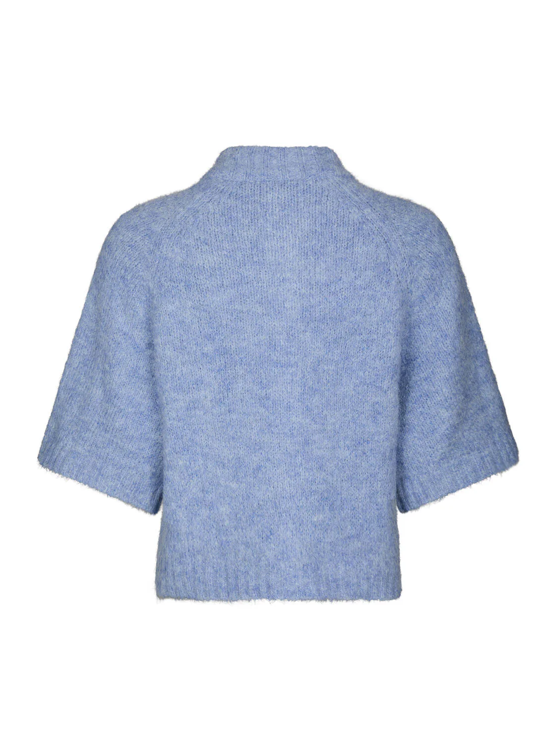Menuta Fluffy Knit cardigan - Dusty Blue - Image 2