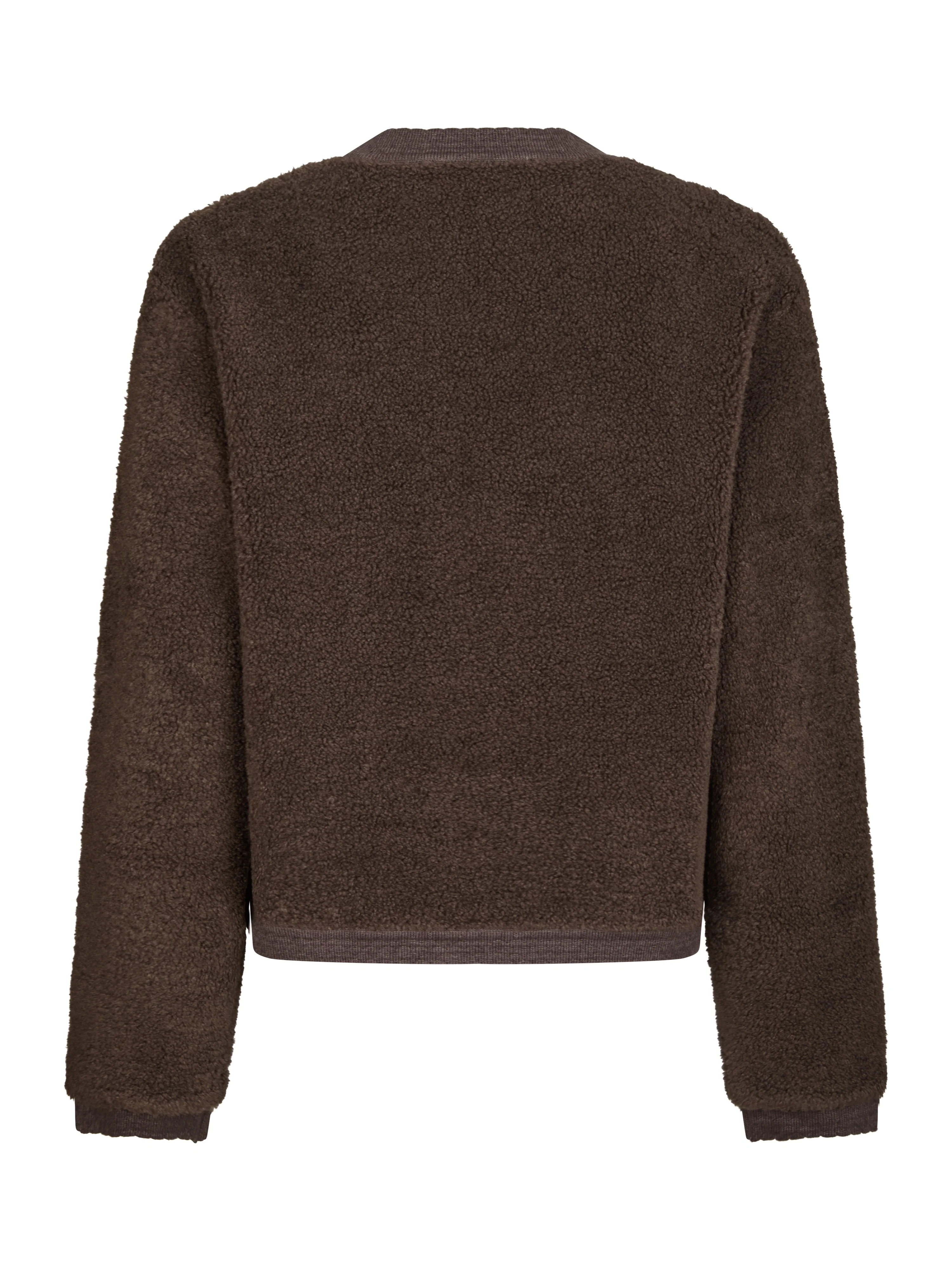 Mimo Fluffy Knit cardigan - Iron - Image 2