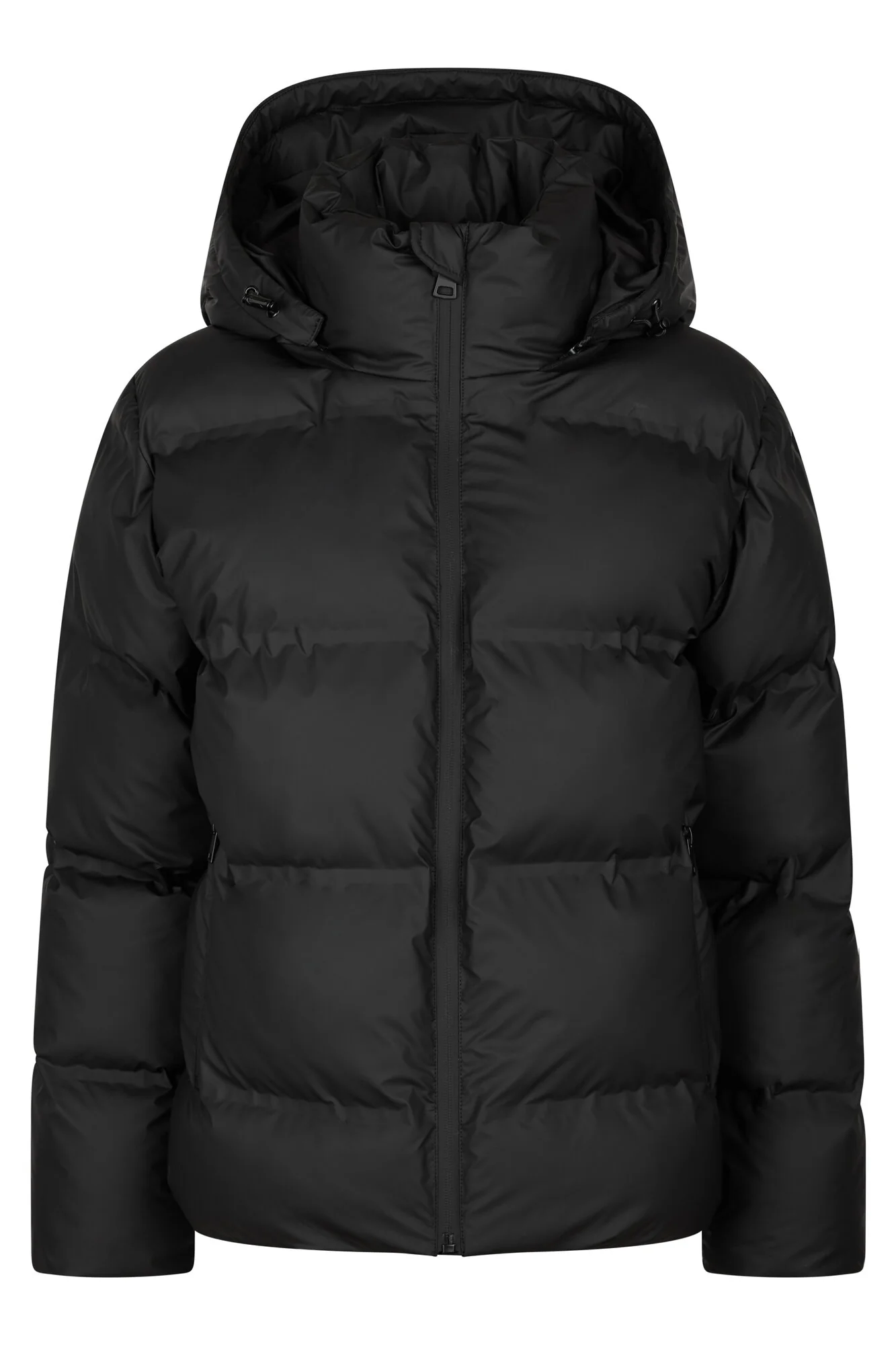 Muffi puffer dunjakke - sort