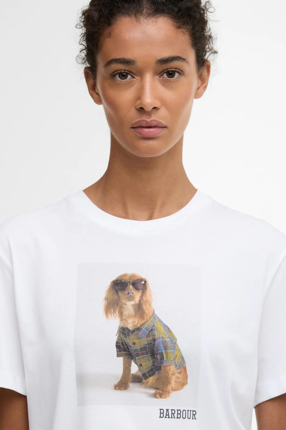Marine t-shirt - hvid - Image 5