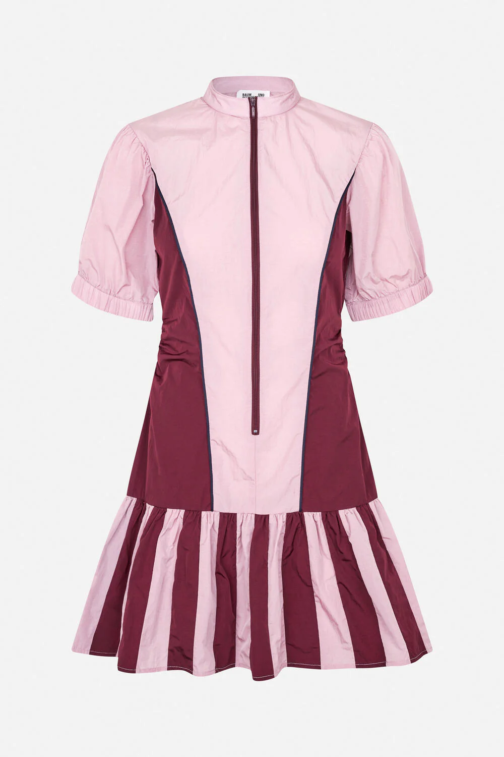Anitha kjole - Bordeaux Pink Mix - Image 2