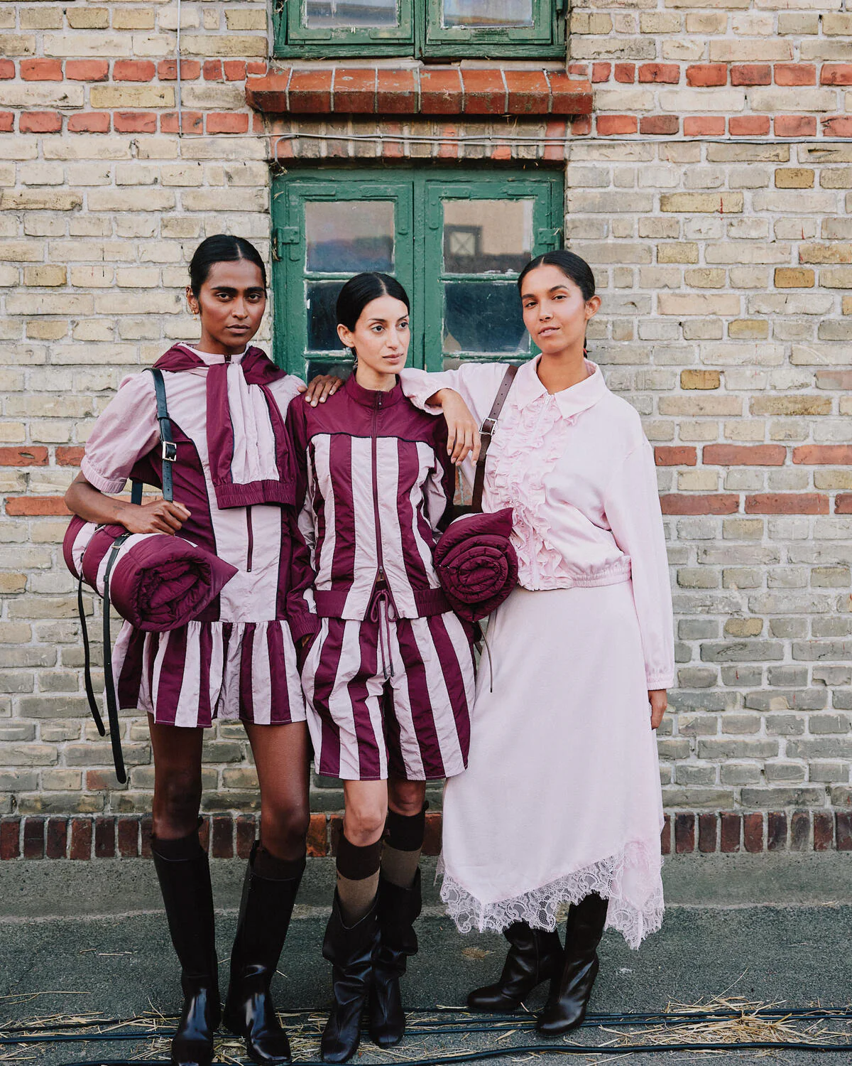 Anitha kjole - Bordeaux Pink Mix - Image 6