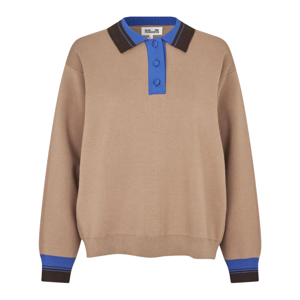 Chira polotrøje - Camel Blue Mix