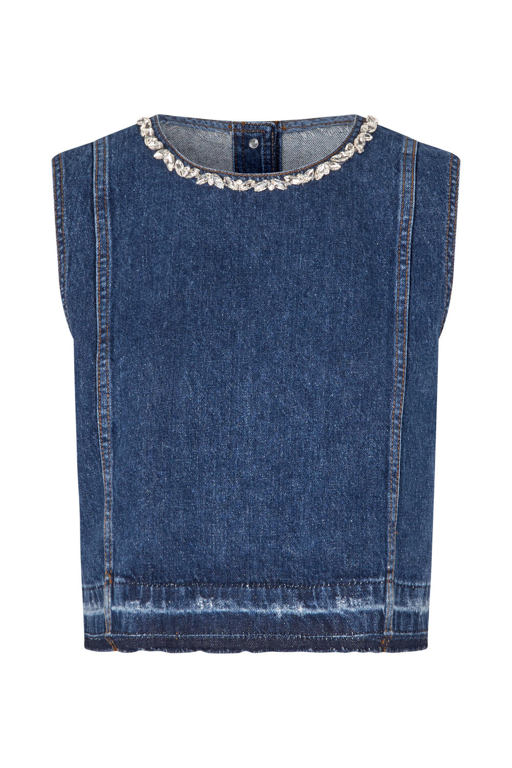 Medine denimtop - Dark Blue Denim - Image 2