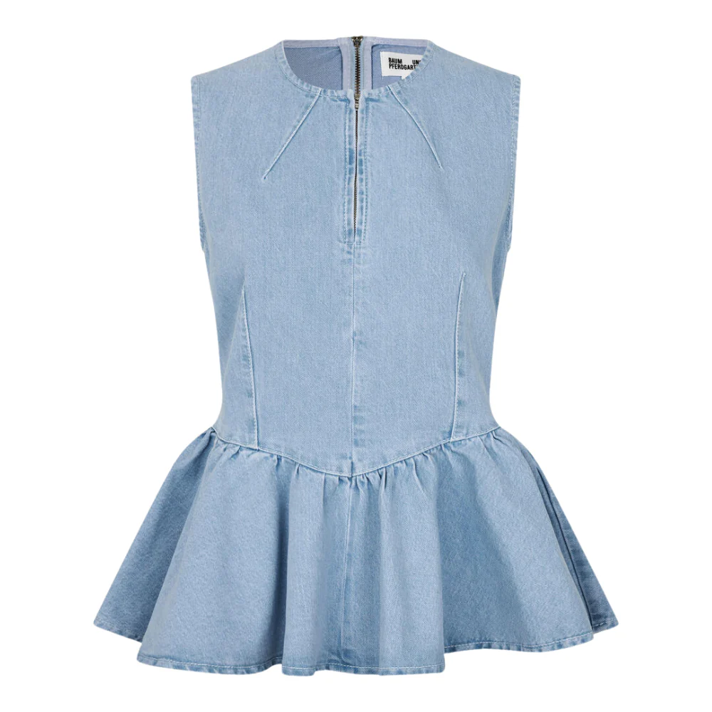 Merja denimtop - Light Denim Rinse - Image 2