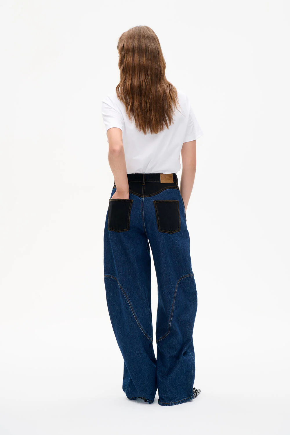 Napolen jeans - Blue Black Mix - Image 4