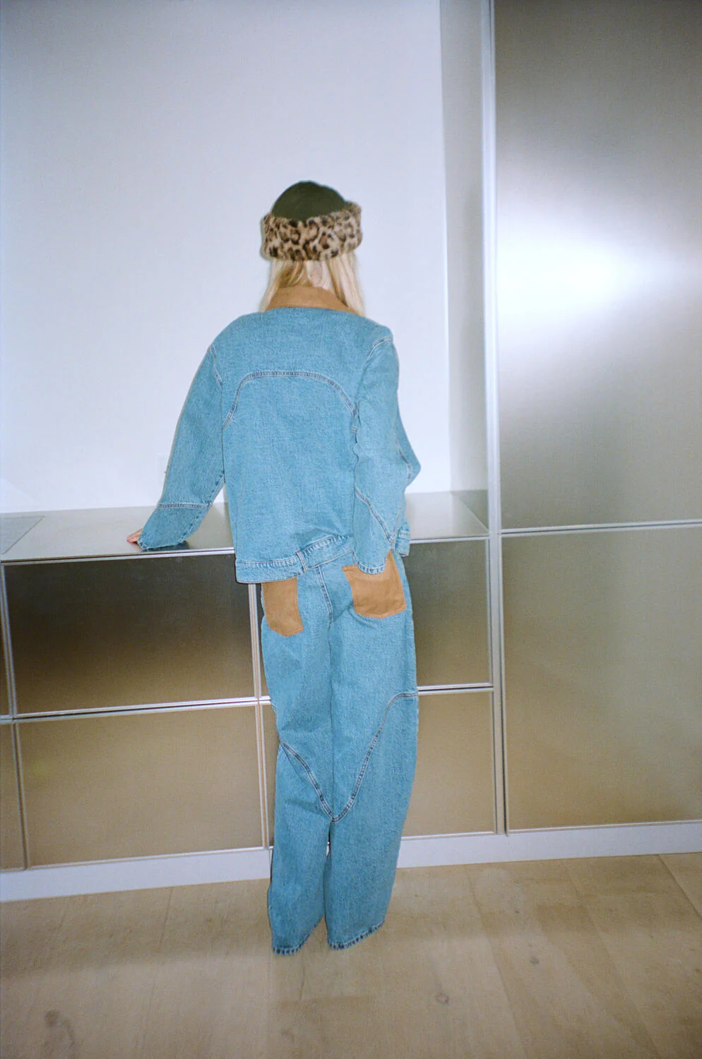 Napolen jeans - Denim Suede Mix - Image 5