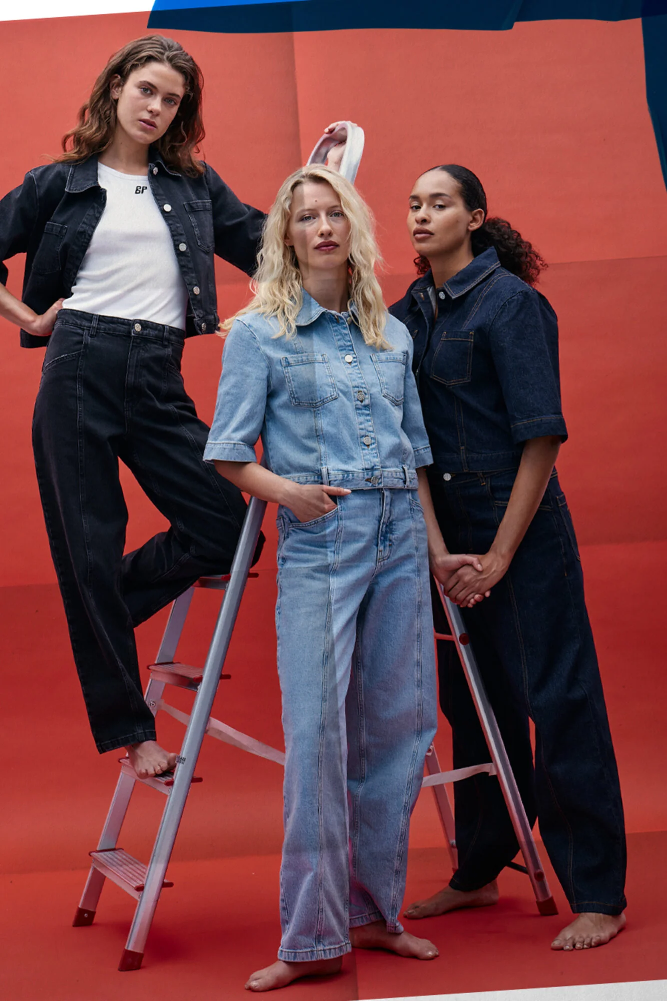 NO 05 denimskjorte - Dark Blue Rinse - Image 10