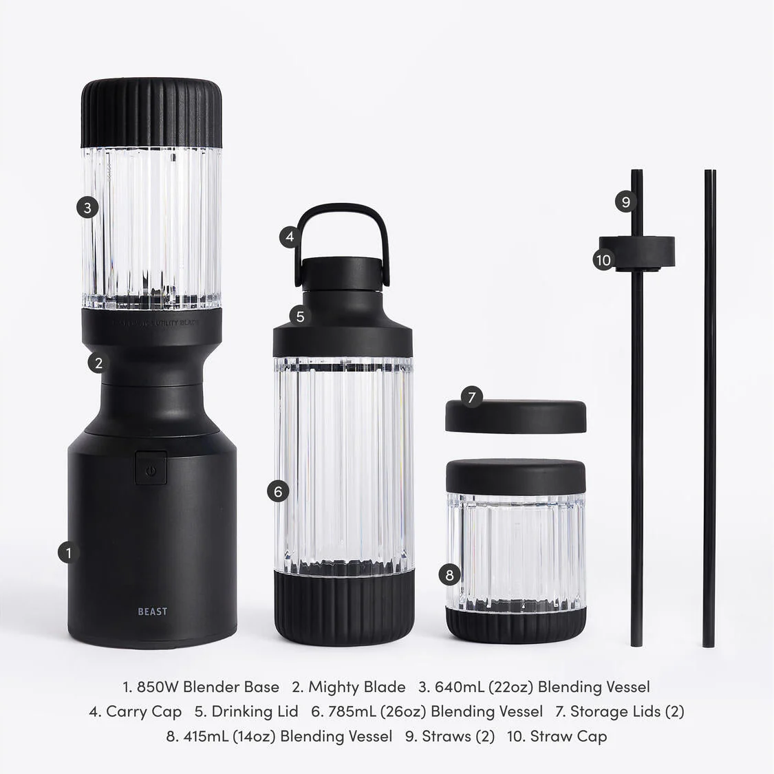 Mighty Plus 850 blender - Carbon Black - Image 3