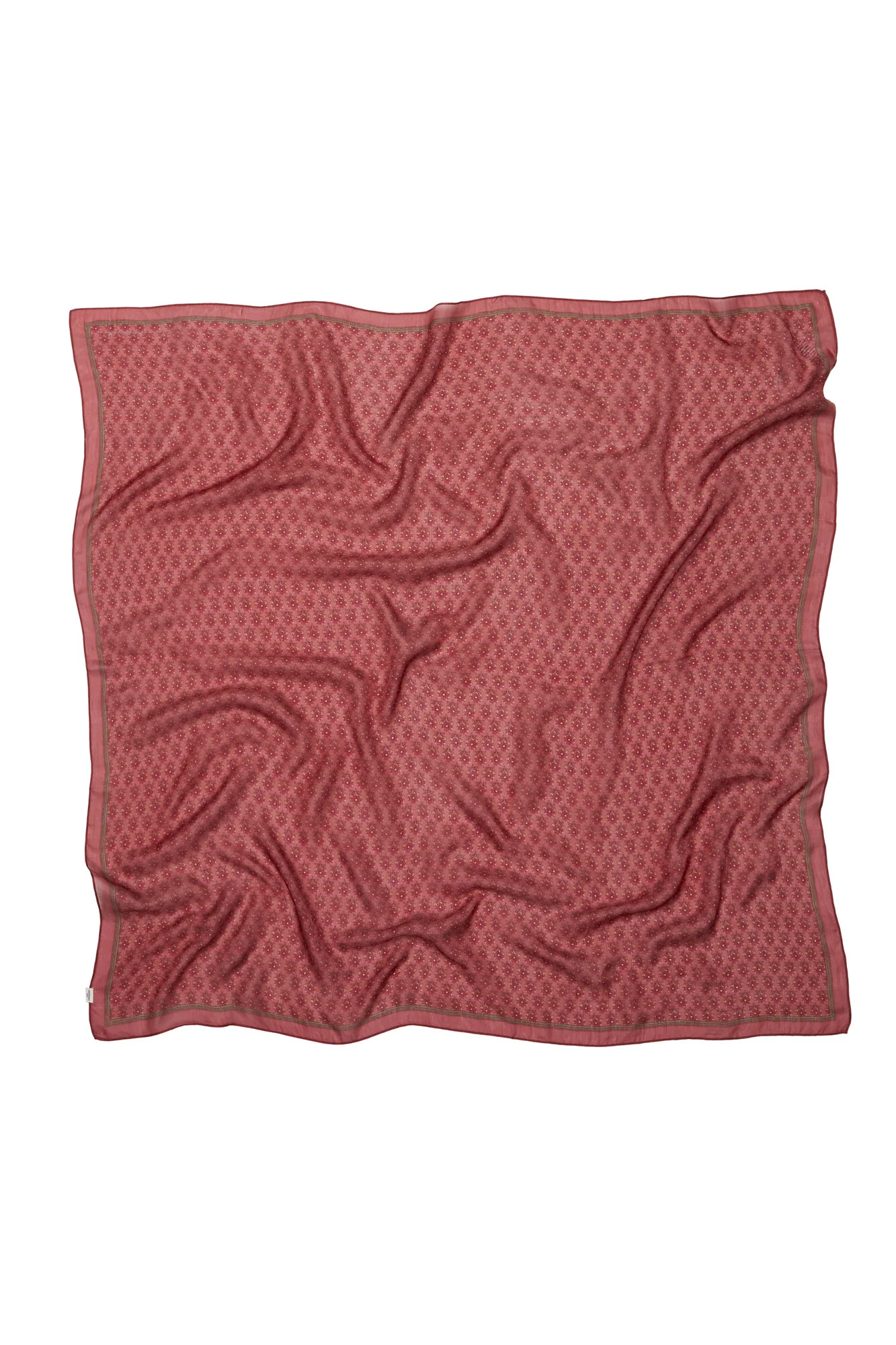 Bloflora Sia silketørklæde - Earth Red